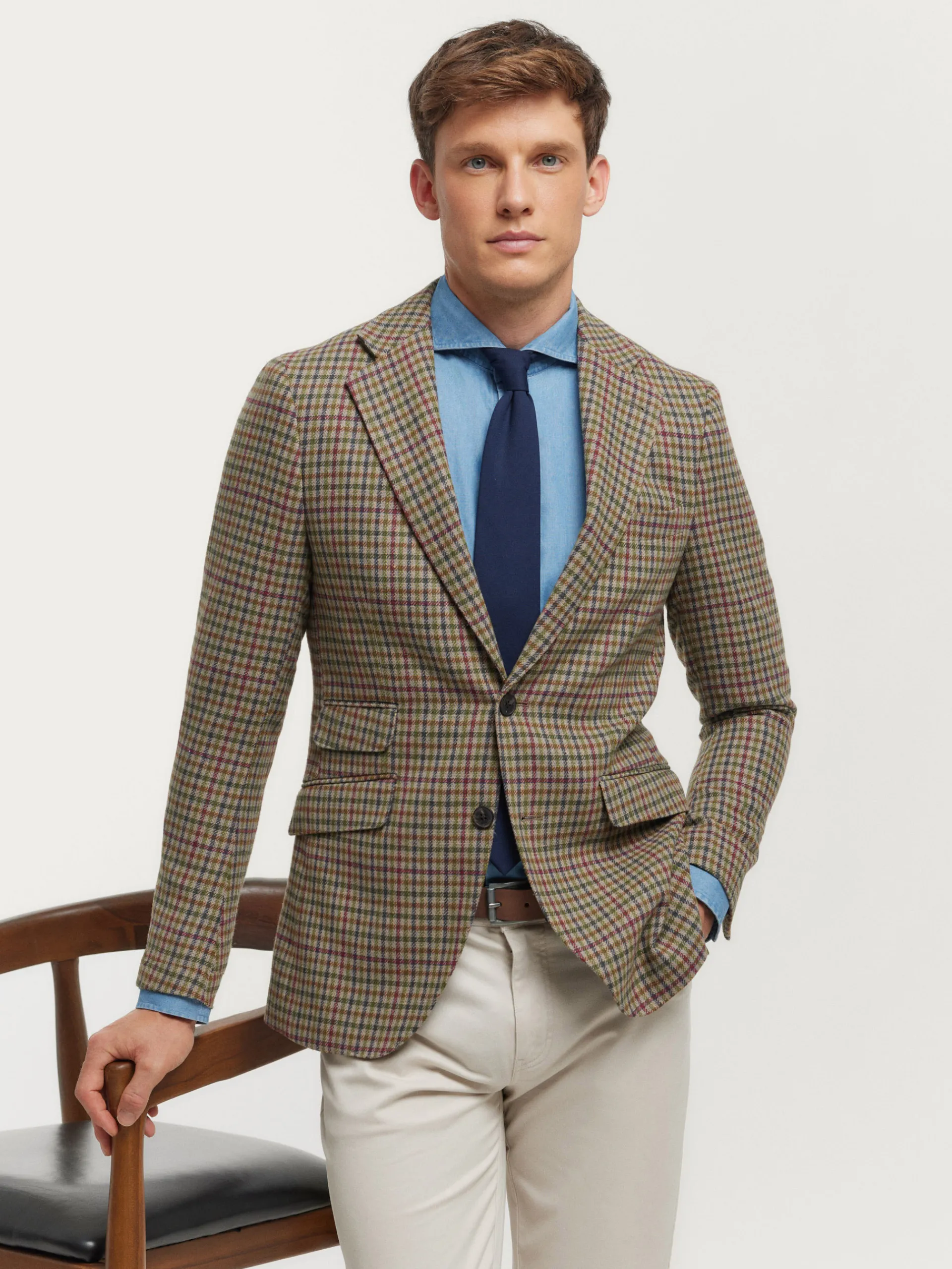 Sale AMERICANA CUADRO HARRIS Hombre Americanas