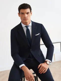 New AMERICANA TWILL Hombre Trajes|Trajes