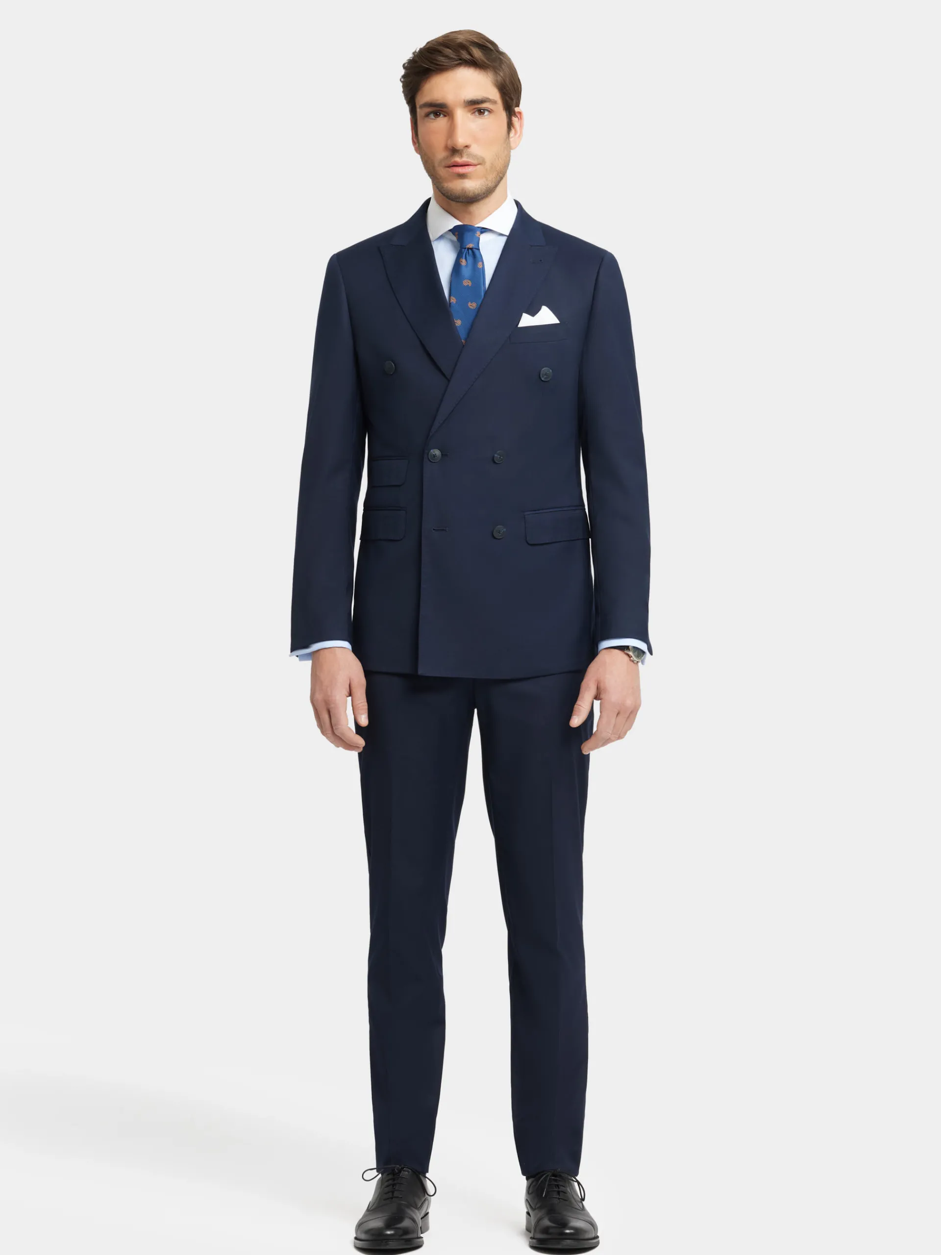 Outlet AMERICANA TWILL CRUZADO Hombre Trajes|Trajes