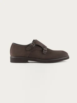 Sale BLUCHER DOBLE HEBILLA MARRÓN Hombre Vestir