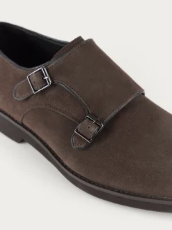 Sale BLUCHER DOBLE HEBILLA MARRÓN Hombre Vestir