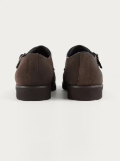 Sale BLUCHER DOBLE HEBILLA MARRÓN Hombre Vestir