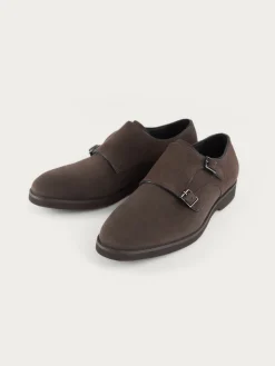 Sale BLUCHER DOBLE HEBILLA MARRÓN Hombre Vestir