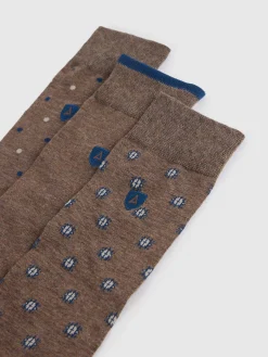 Sale CALCETINES MARRÓN Hombre Calcetines