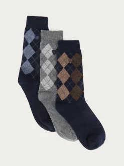 CALCETINES ROMBOS Hombre Calcetines