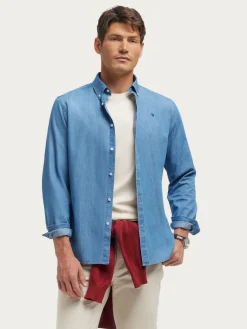 Outlet CAMISA DENIM B.DOWN Hombre Casual