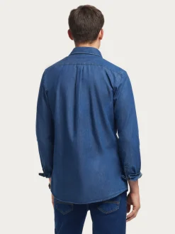 Hot CAMISA DENIM JACK Hombre Casual