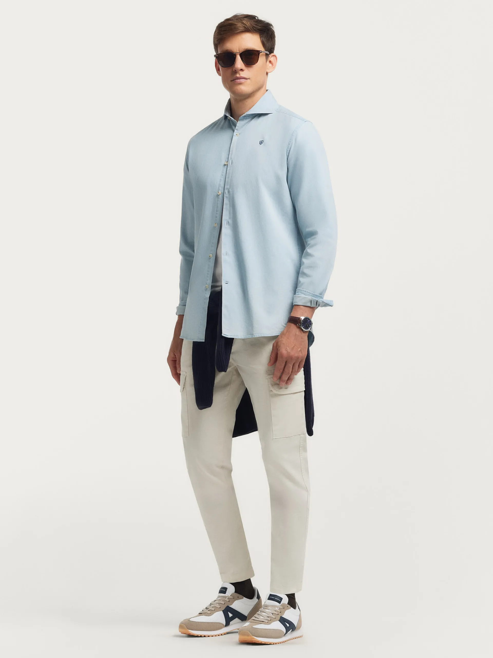 Sale CAMISA DENIM JACK Hombre Casual