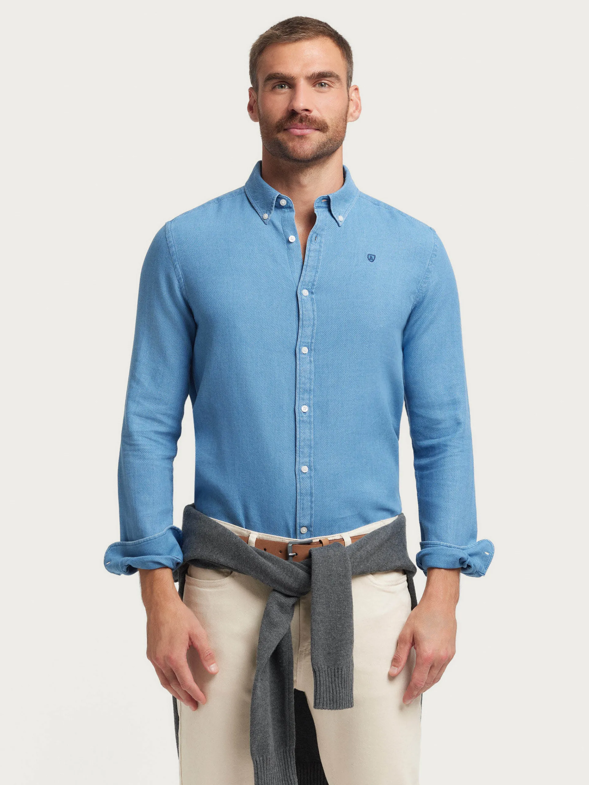 Clearance CAMISA DENIM NIDO Hombre Casual