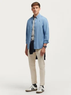 Sale CAMISA DENIM RAYAS Hombre Casual