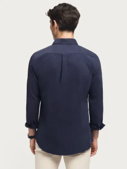 CAMISA MICROPANA JACK AZUL MARINO Hombre Casual