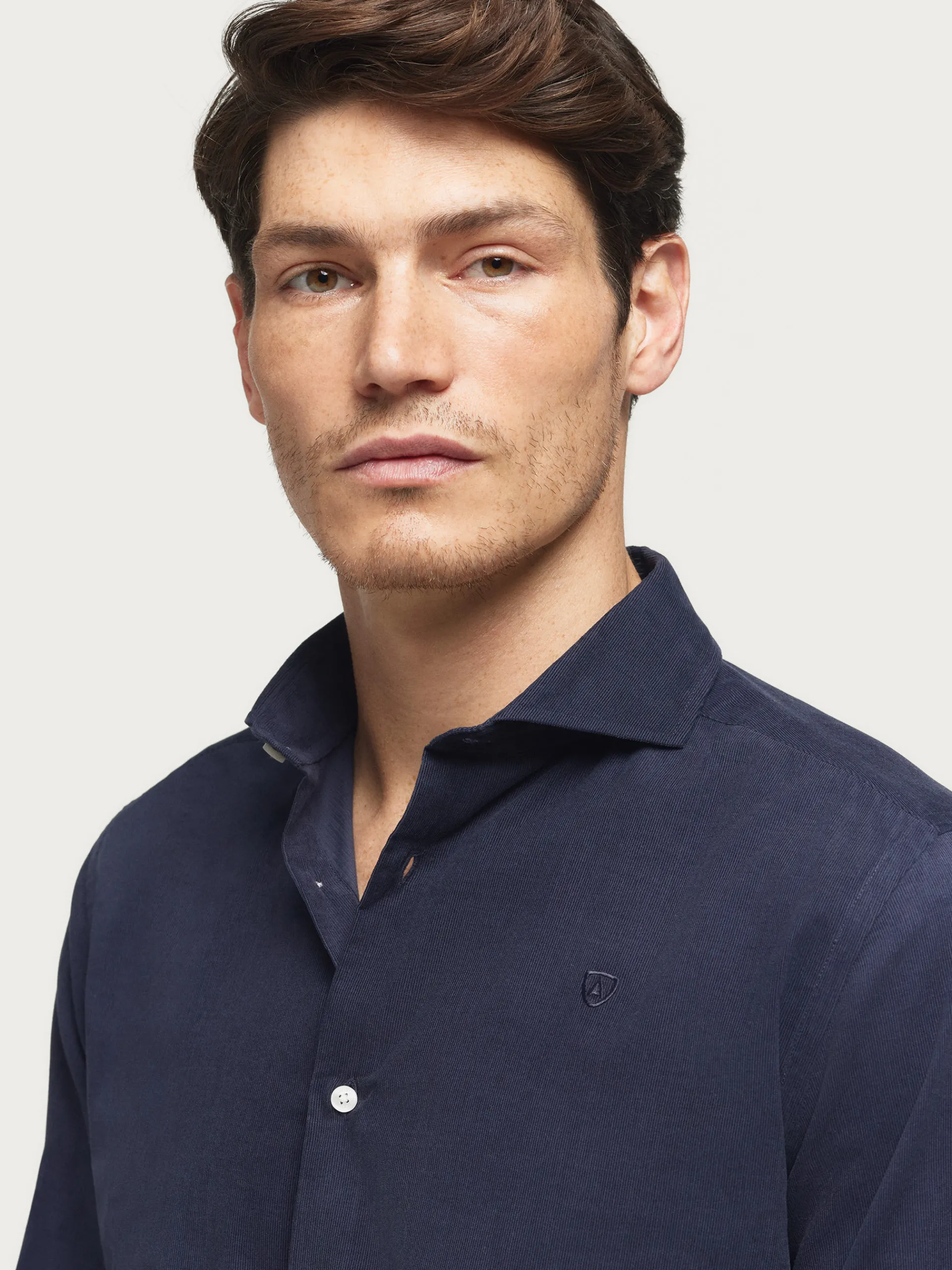 CAMISA MICROPANA JACK AZUL MARINO Hombre Casual