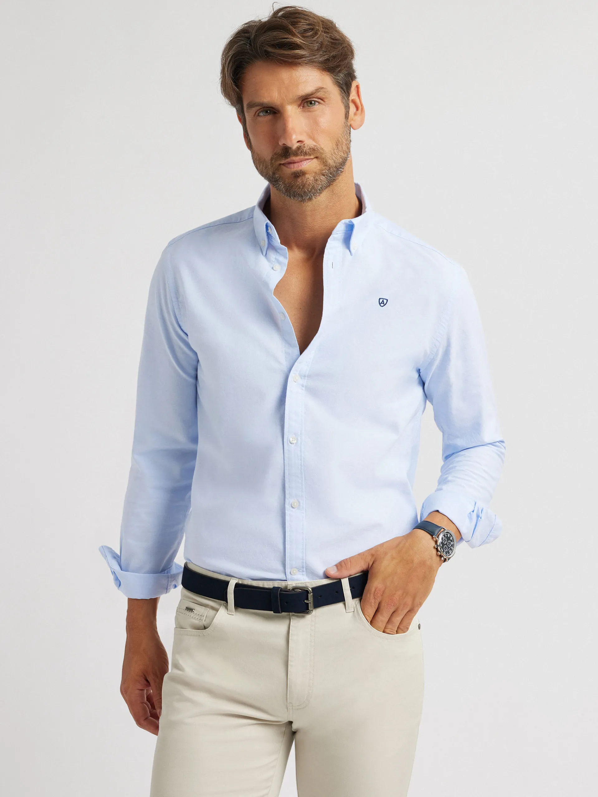 Sale CAMISA OXFORD BASIC Hombre Oxford