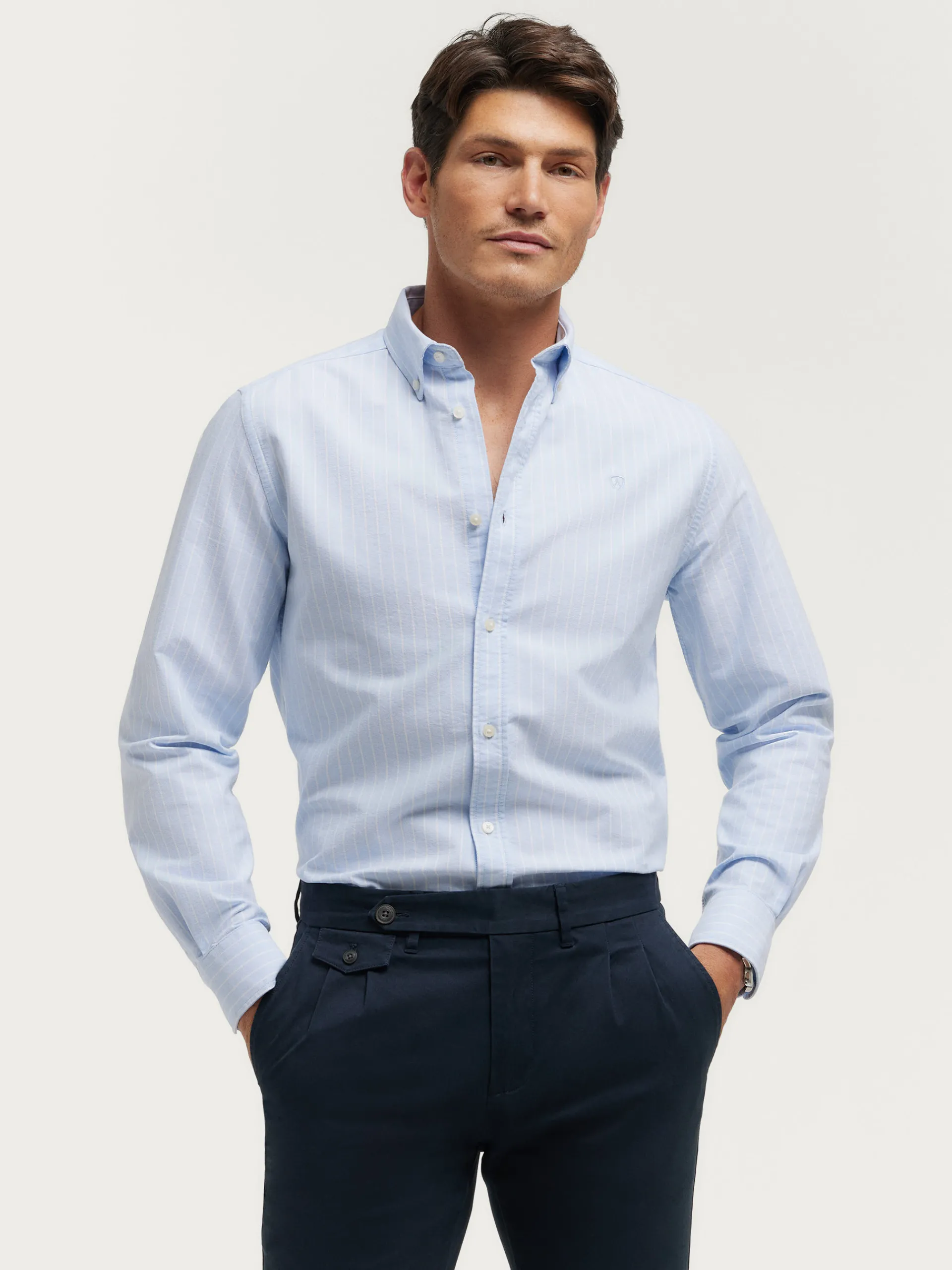 New CAMISA OXFORD CLUB Hombre Oxford