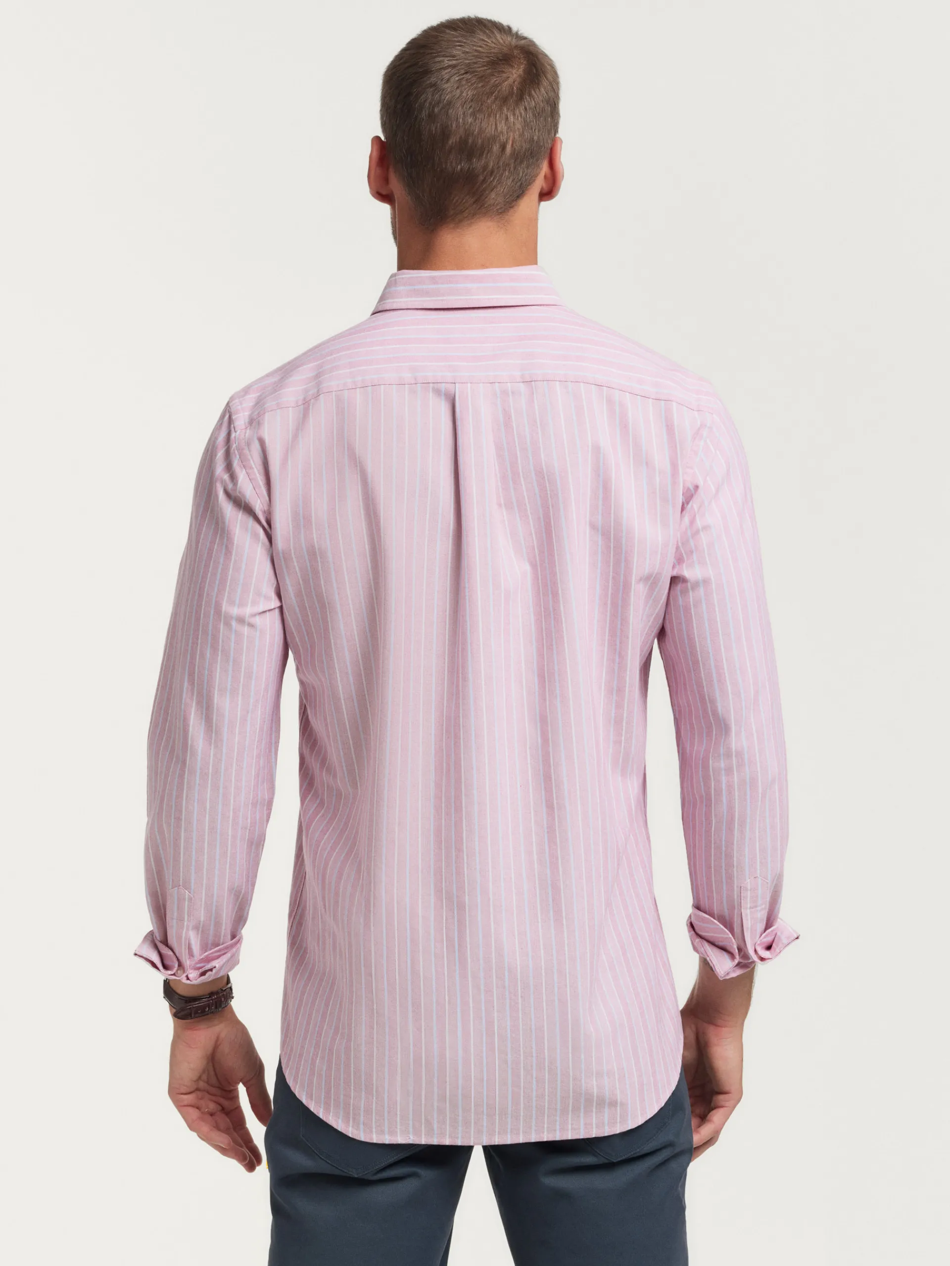 Discount CAMISA OXFORD FANCY STR Hombre Oxford