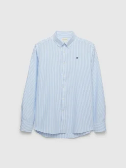 Outlet CAMISA OXFORD RAYAS BASIC Hombre Oxford
