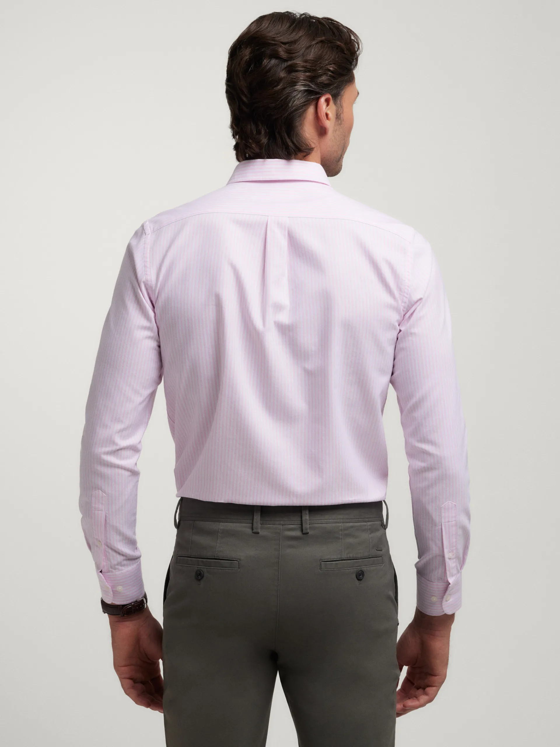 New CAMISA OXFORD RAYAS Hombre Oxford