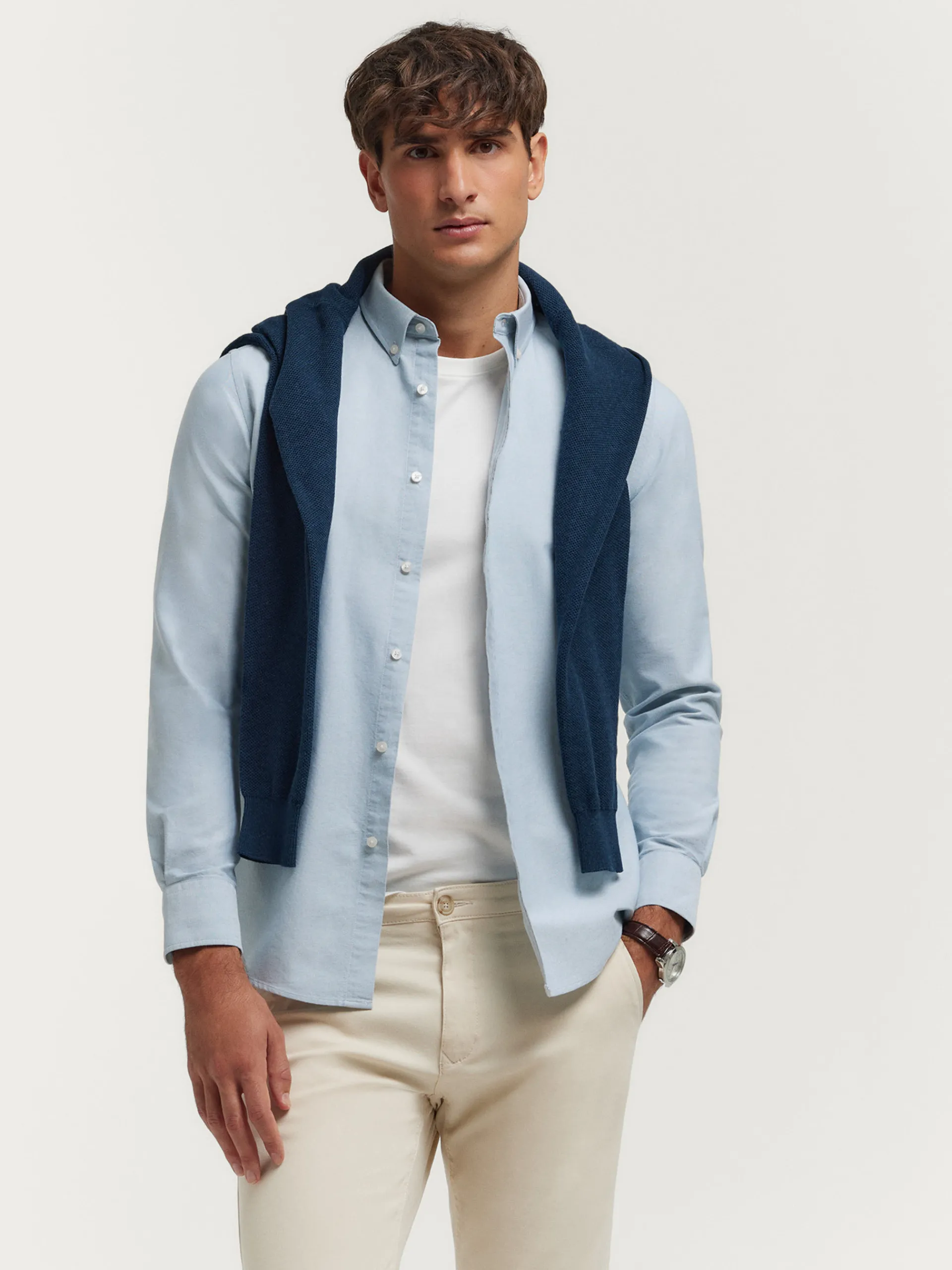 Discount CAMISA OXFORD SOLID Hombre Oxford