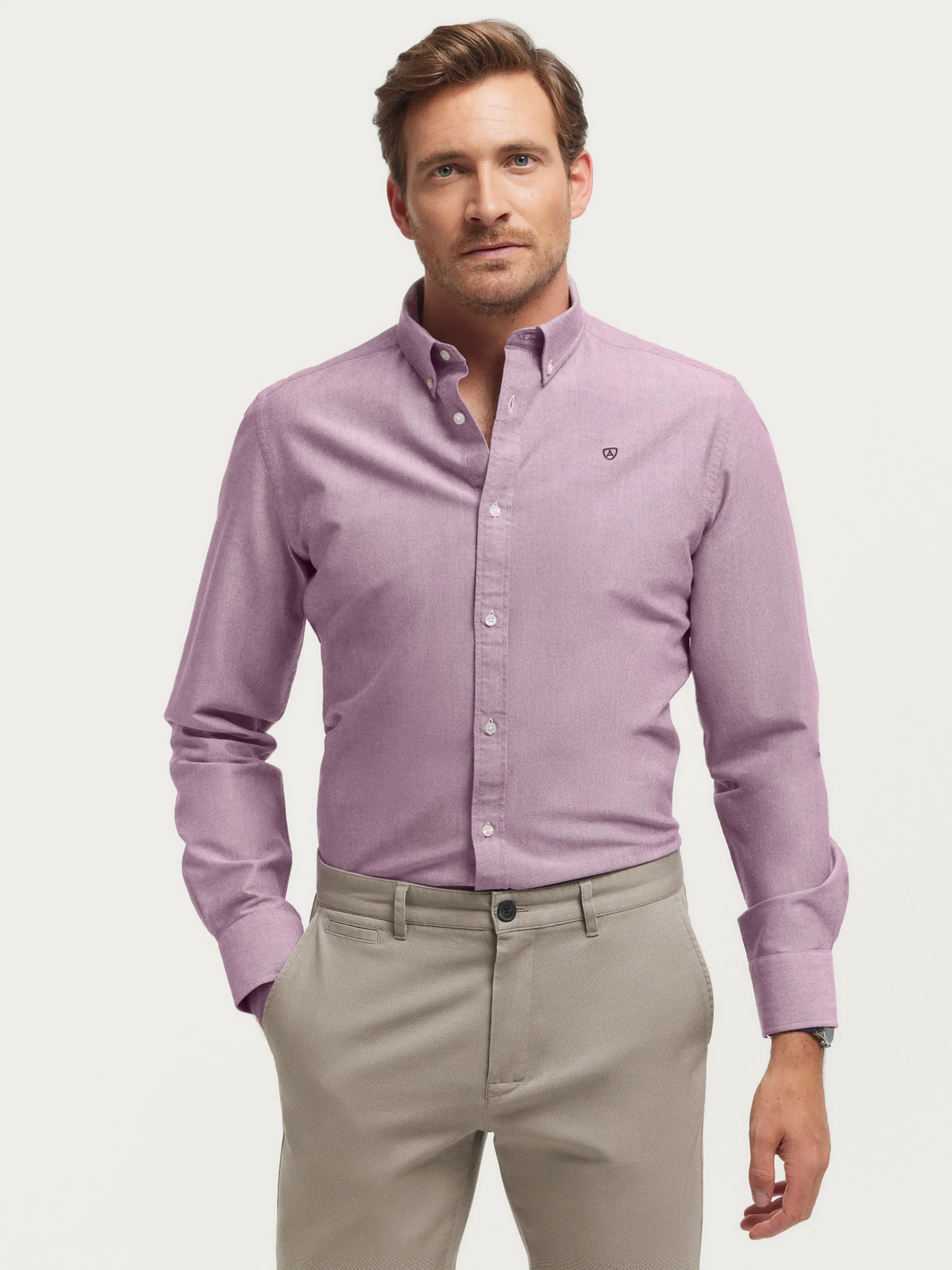 Outlet CAMISA OXFORD SOLID Hombre Oxford