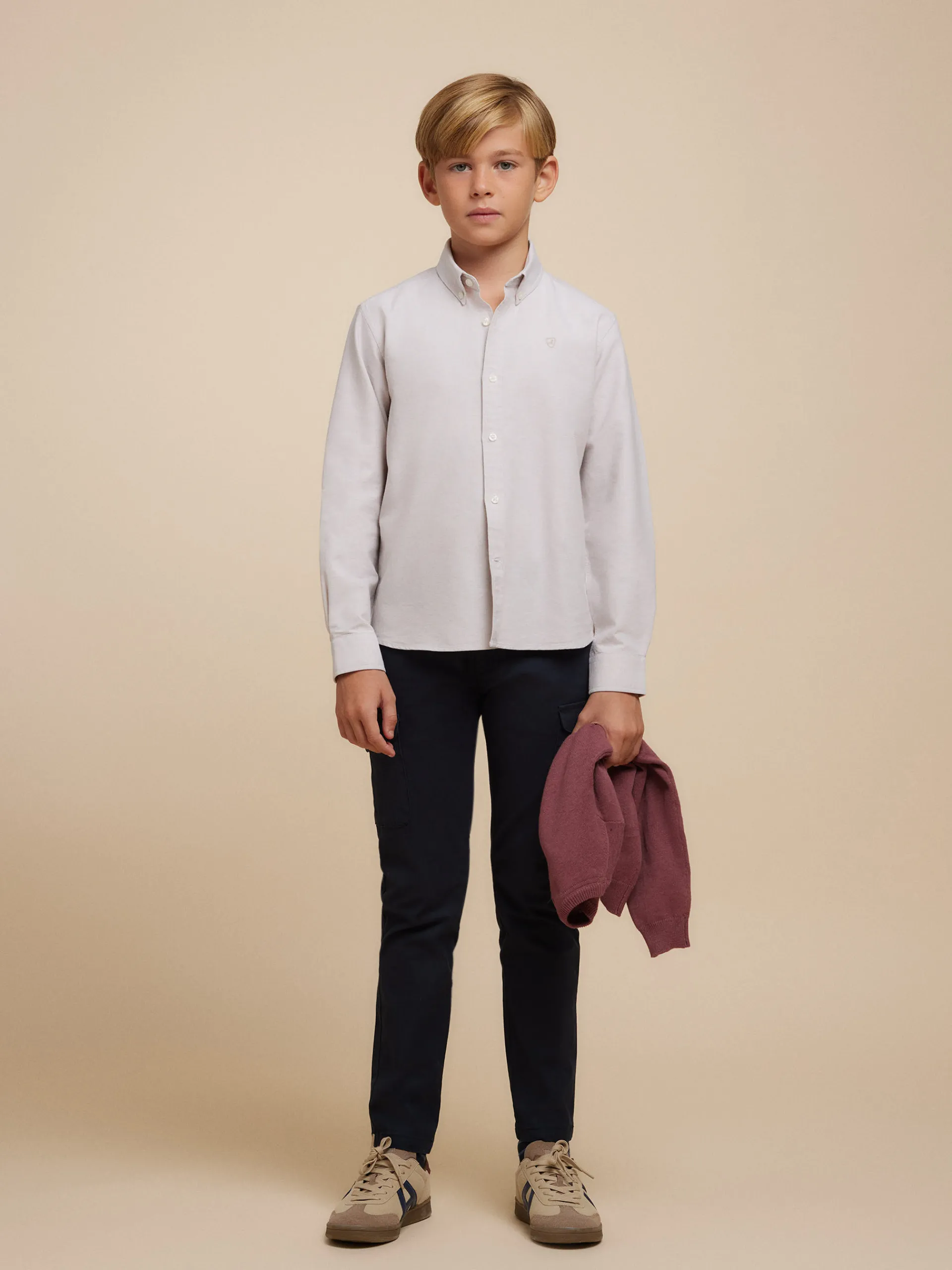 Sale CAMISA OXFORD SOLID KIDS Camisas