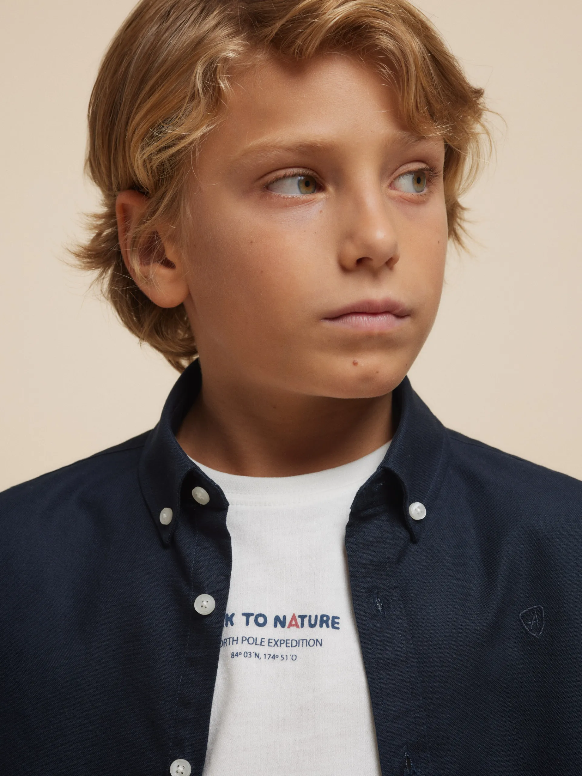 CAMISA OXFORD SOLID KIDS Camisas
