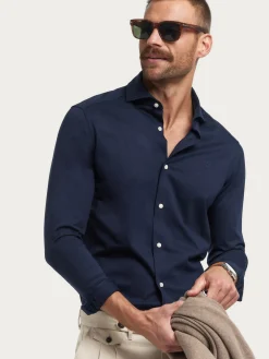 New CAMISA PUNTO ELASTICO Hombre Casual