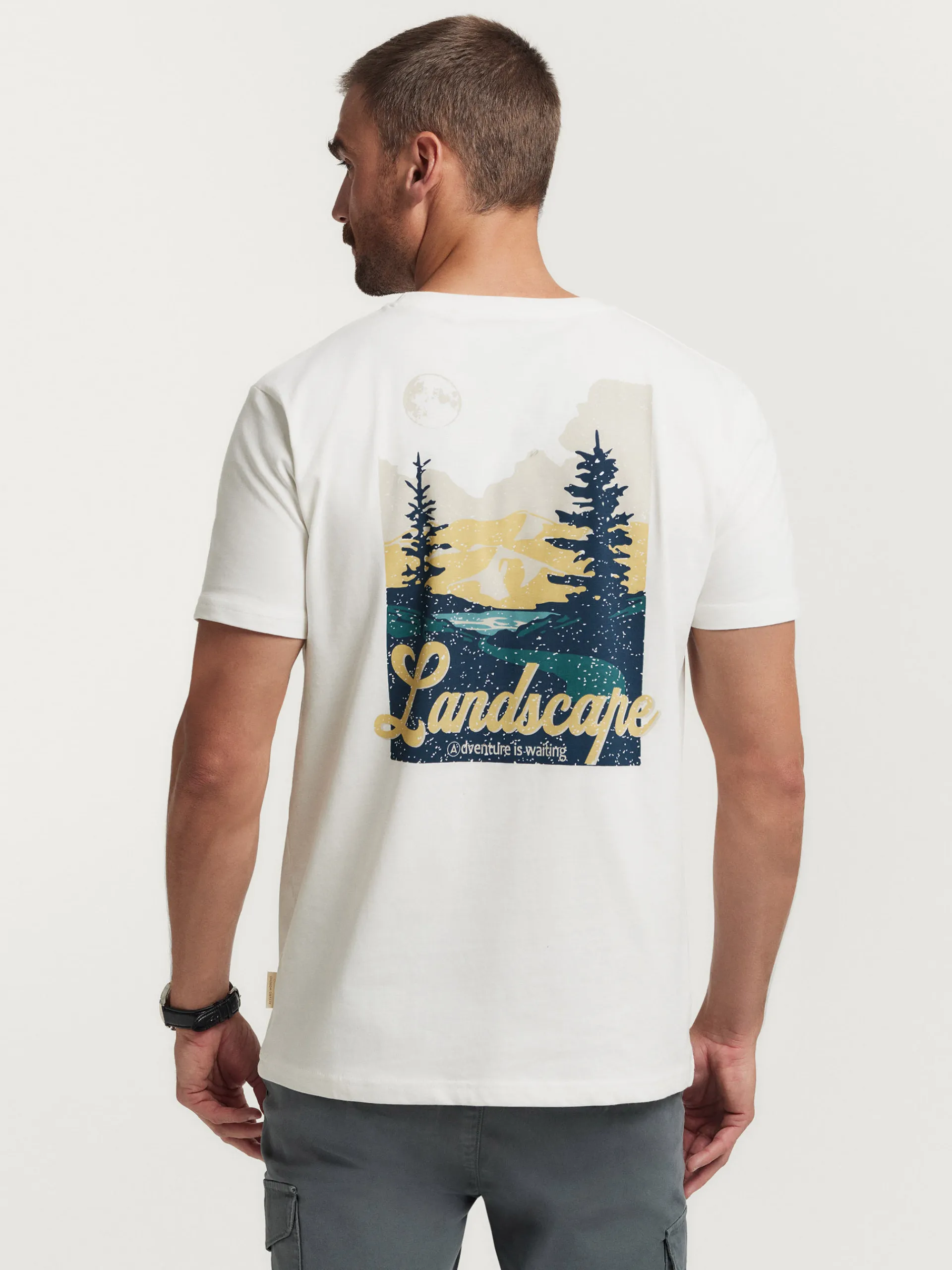 Hot CAMISETA LANDSCAPE Hombre Camisetas