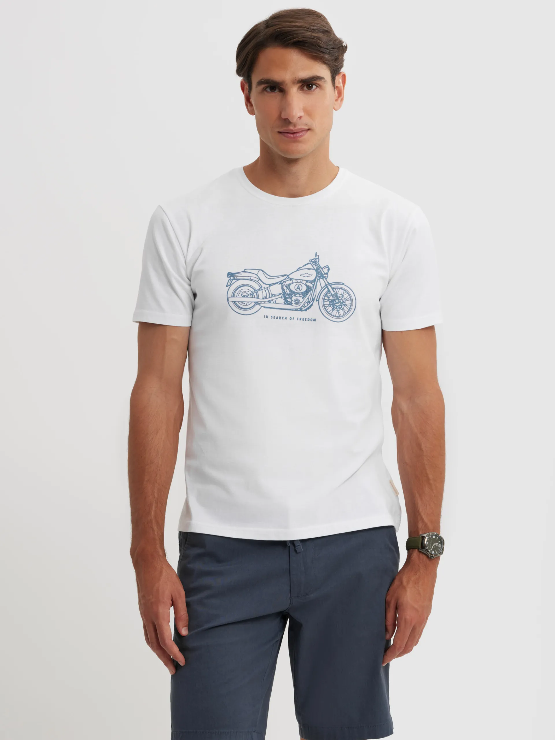 Sale CAMISETA MOTORCYCLE Hombre Camisetas