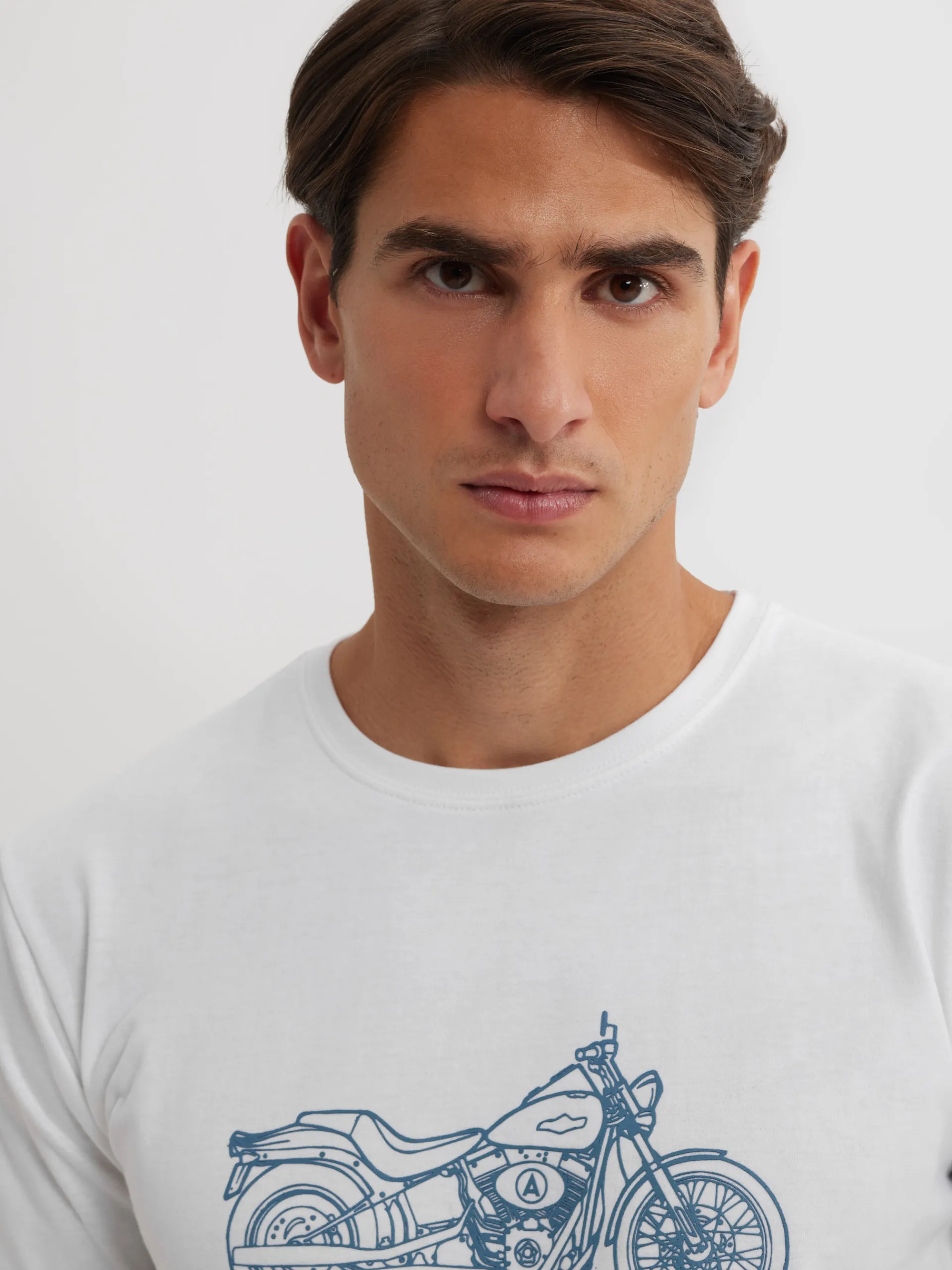 Sale CAMISETA MOTORCYCLE Hombre Camisetas