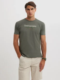 Discount CAMISETA SKATEBOARD Hombre Camisetas