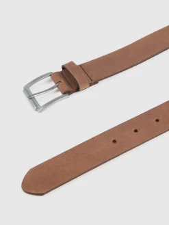 Online CINTURON NOBUCK MARRÓN Hombre Cinturones