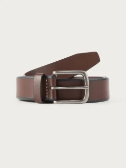 Best CINTURON PIEL BISEL MARRÓN Hombre Cinturones