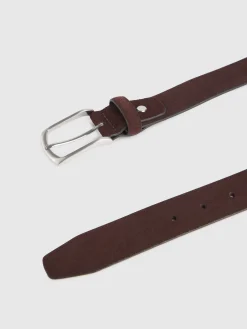 Hot CINTURON VESTIR SERRAJE MARRÓN Hombre Cinturones