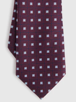 Outlet CORBATA JACQUARD MF Hombre Corbatas|Corbatas