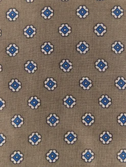 Clearance FOULARD PRINT MARRÓN Hombre Foulares