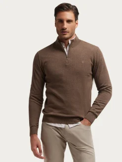 New JERSEY LORENZO MARRÓN Hombre Jerséis