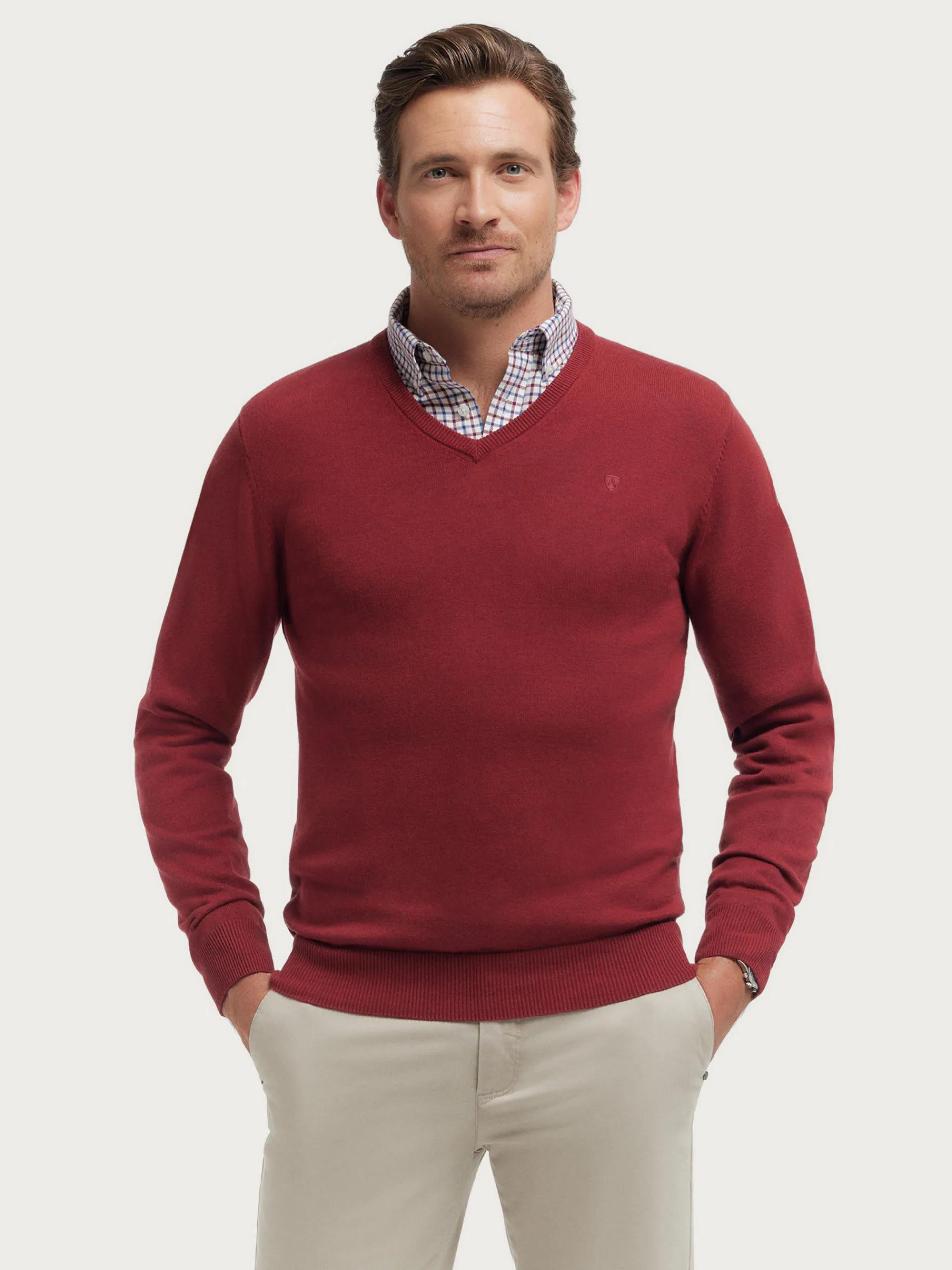 Outlet JERSEY V-NECK TRENDY Hombre Jerséis