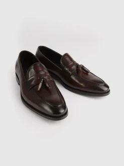 Online MOCASIN ANTIFAZ BORLAS MARRÓN Hombre Vestir