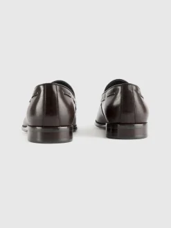 MOCASIN BORLAS MARRÓN Hombre Vestir