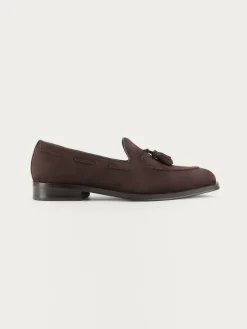 Hot MOCASIN SERRAJE BORLAS MARRÓN Hombre Vestir