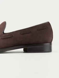 Hot MOCASIN SERRAJE BORLAS MARRÓN Hombre Vestir