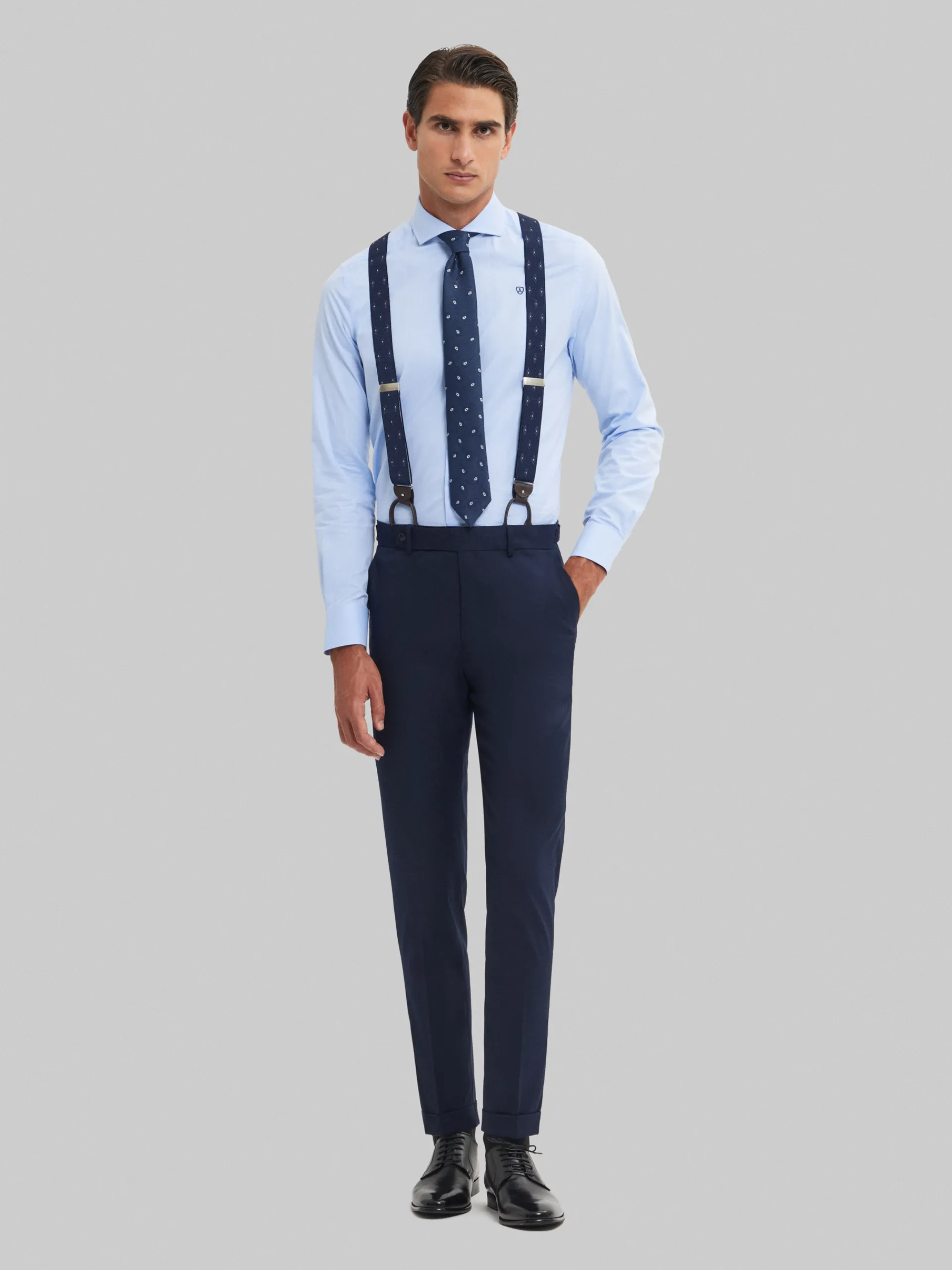 Online PANTALON CAPO MICRO Hombre Trajes|Trajes