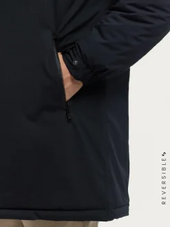 Clearance PARKA RATCHED REVERSIBLE | MARRÓN Hombre Cazadoras Y Parkas