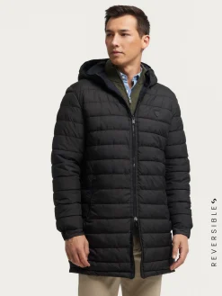 Clearance PARKA RATCHED REVERSIBLE | MARRÓN Hombre Cazadoras Y Parkas