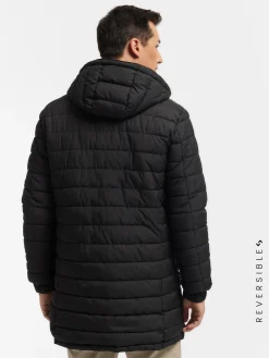 Clearance PARKA RATCHED REVERSIBLE | MARRÓN Hombre Cazadoras Y Parkas