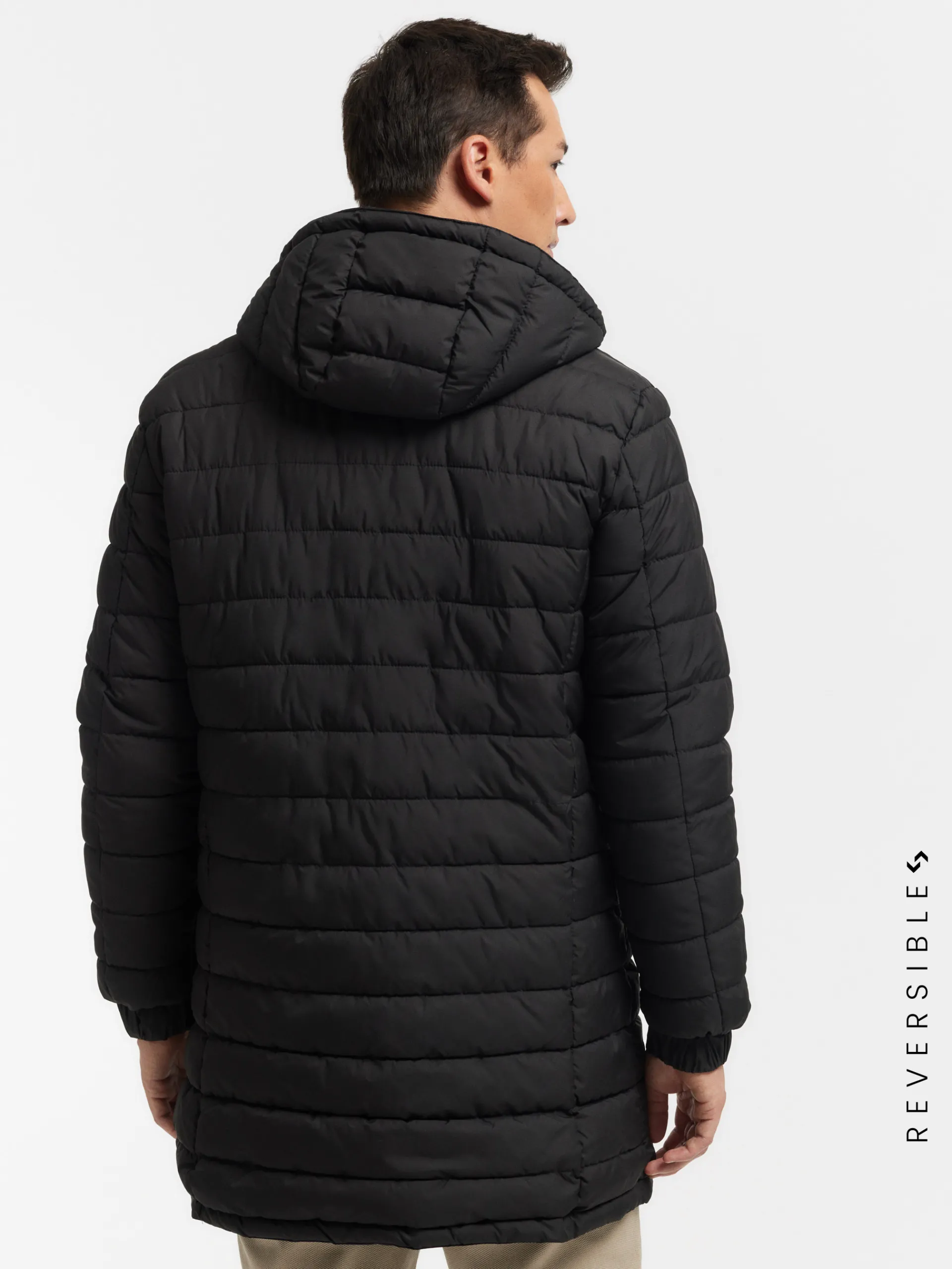 Clearance PARKA RATCHED REVERSIBLE | MARRÓN Hombre Cazadoras Y Parkas
