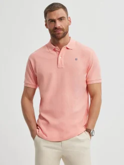 Discount POLO BASIC SALMÓN Hombre Polos Y Poleras