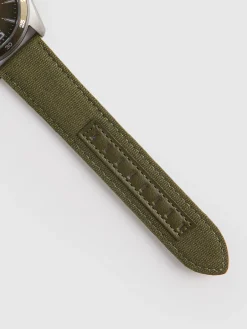 New RELOJ CANVAS QUARTZ Hombre Relojes